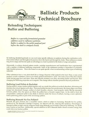 Brochure: Buffer Info and Loads