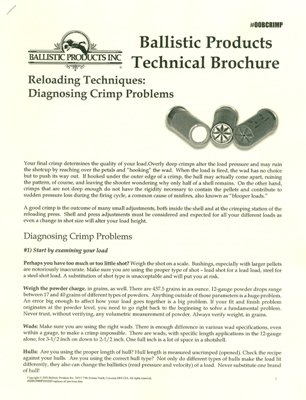 Brochure: Diagnosing & Curing Crimping Problems