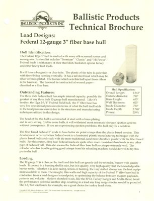 Brochure: Federal 12ga 3