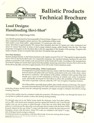 Brochure: Intro to Loading Hevi-Shot®