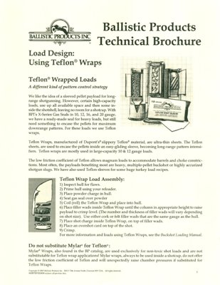 Brochure: Teflon Wrap Loads