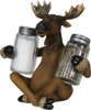 Moose Holding Glass S&P Shakers