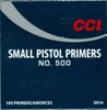 CCI Small Pistol Primer 1000/bx