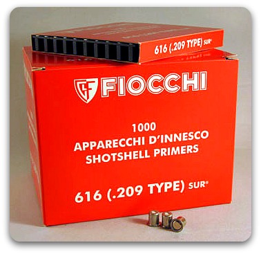 Fiocchi 616 Shotshell primers 209 size