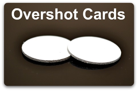 Overshot Cards (500/bag)