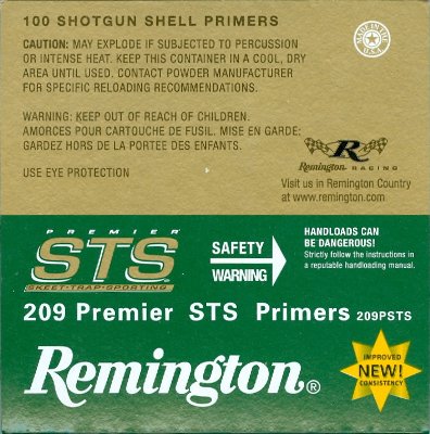 Remington STS 209 primers (1000/box)
