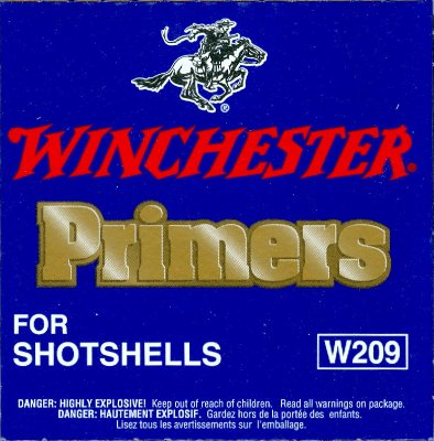 Winchester 209 Primers (1000/box)