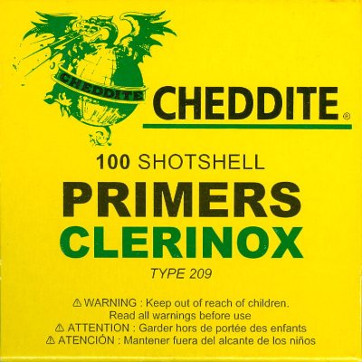 Cheddite 209 primers 1000/pk