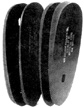 Black Pitch Spacer; Positive 1/4