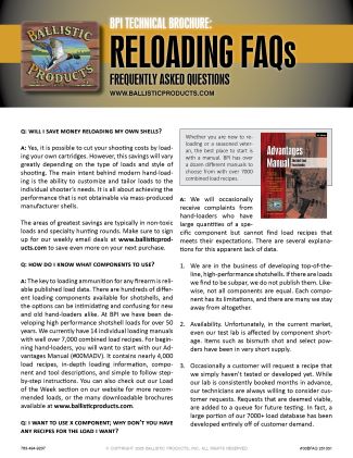 Brochure: Frequently Asked Questions (FAQ)