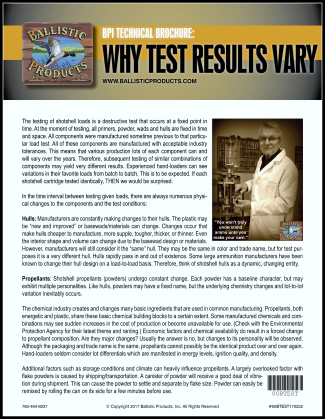 Brochure: Why Test Load Results Vary