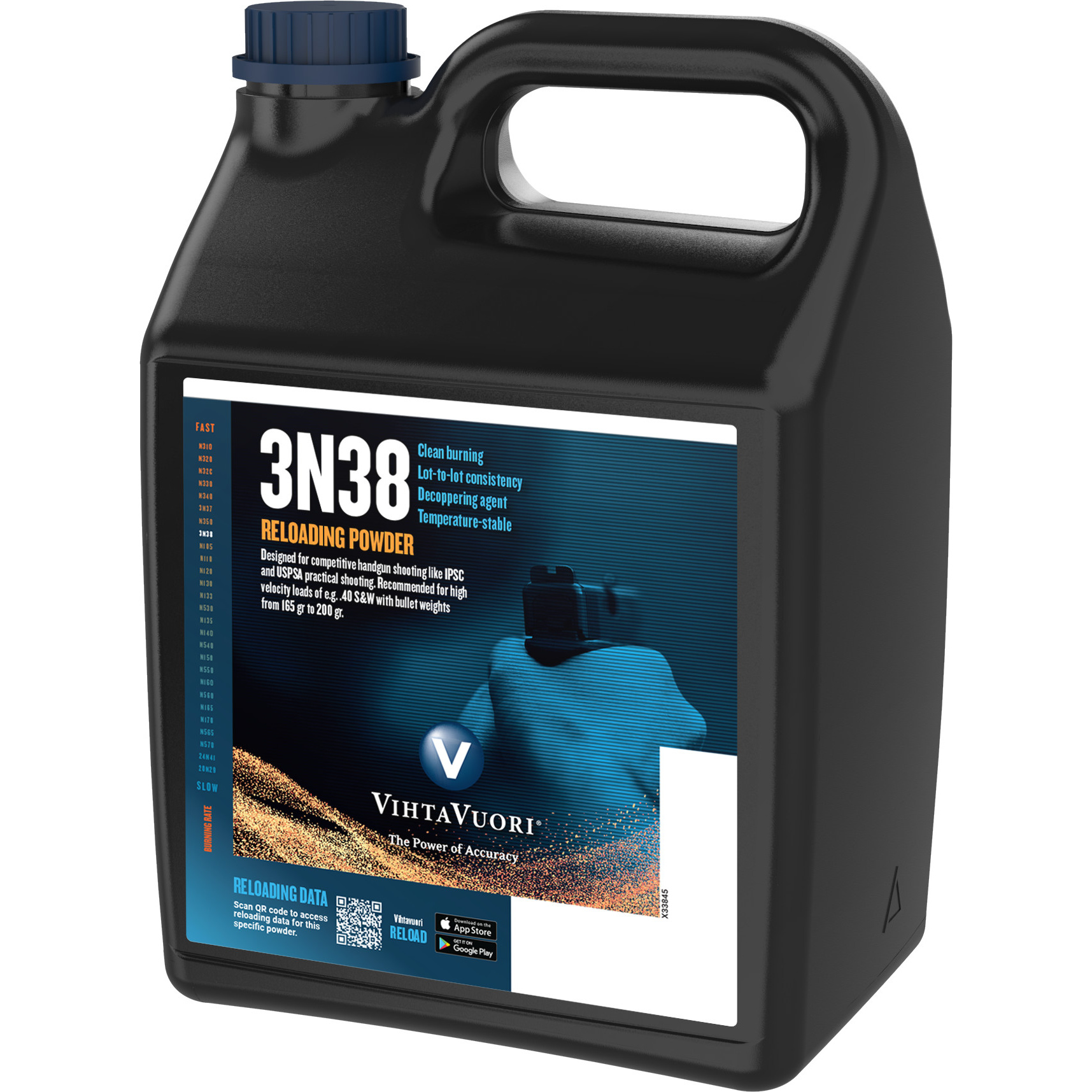 Vihtavuori 3N38 Smokeless Powder (4 lb)