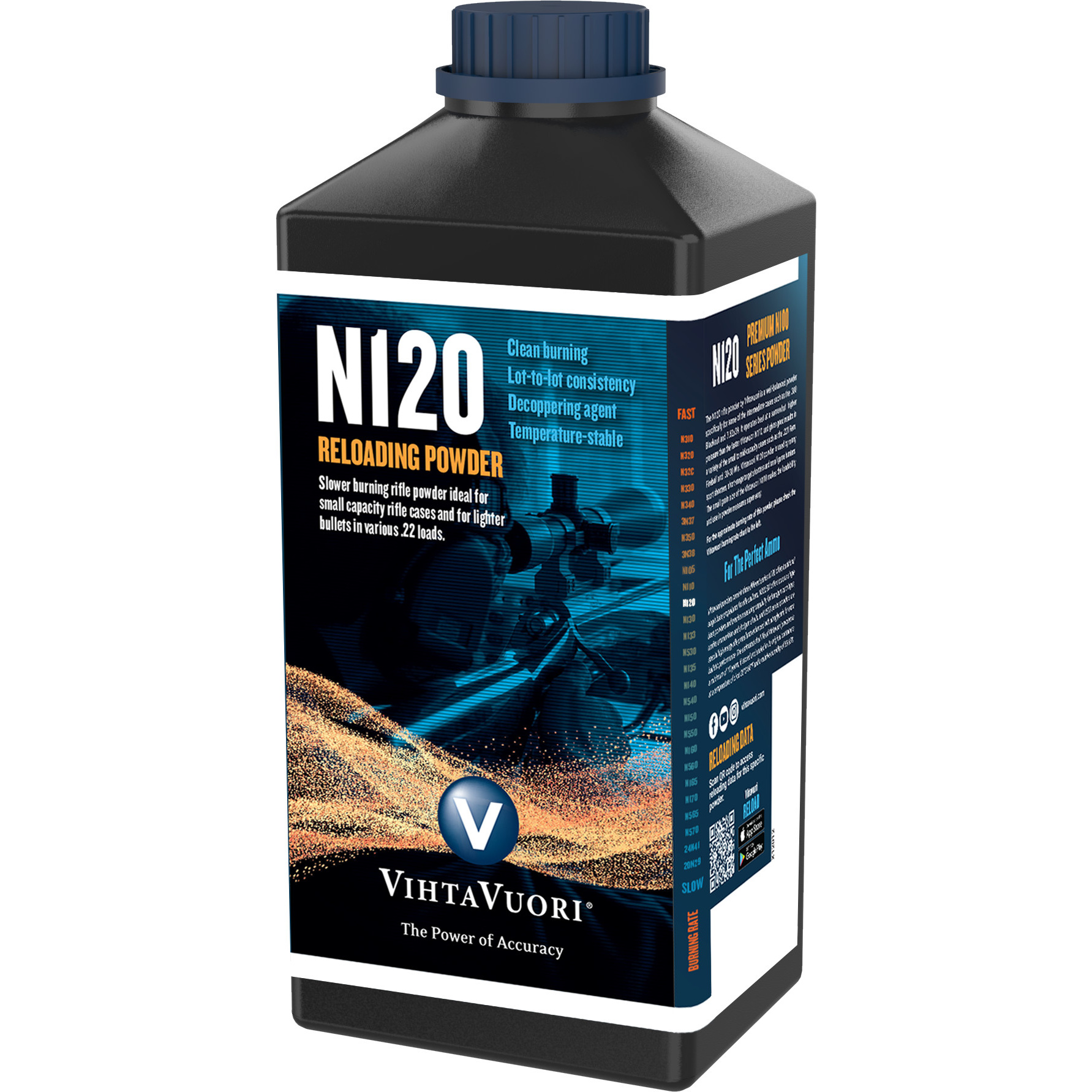Vihtavuori N120 Smokeless Powder (1 lb)