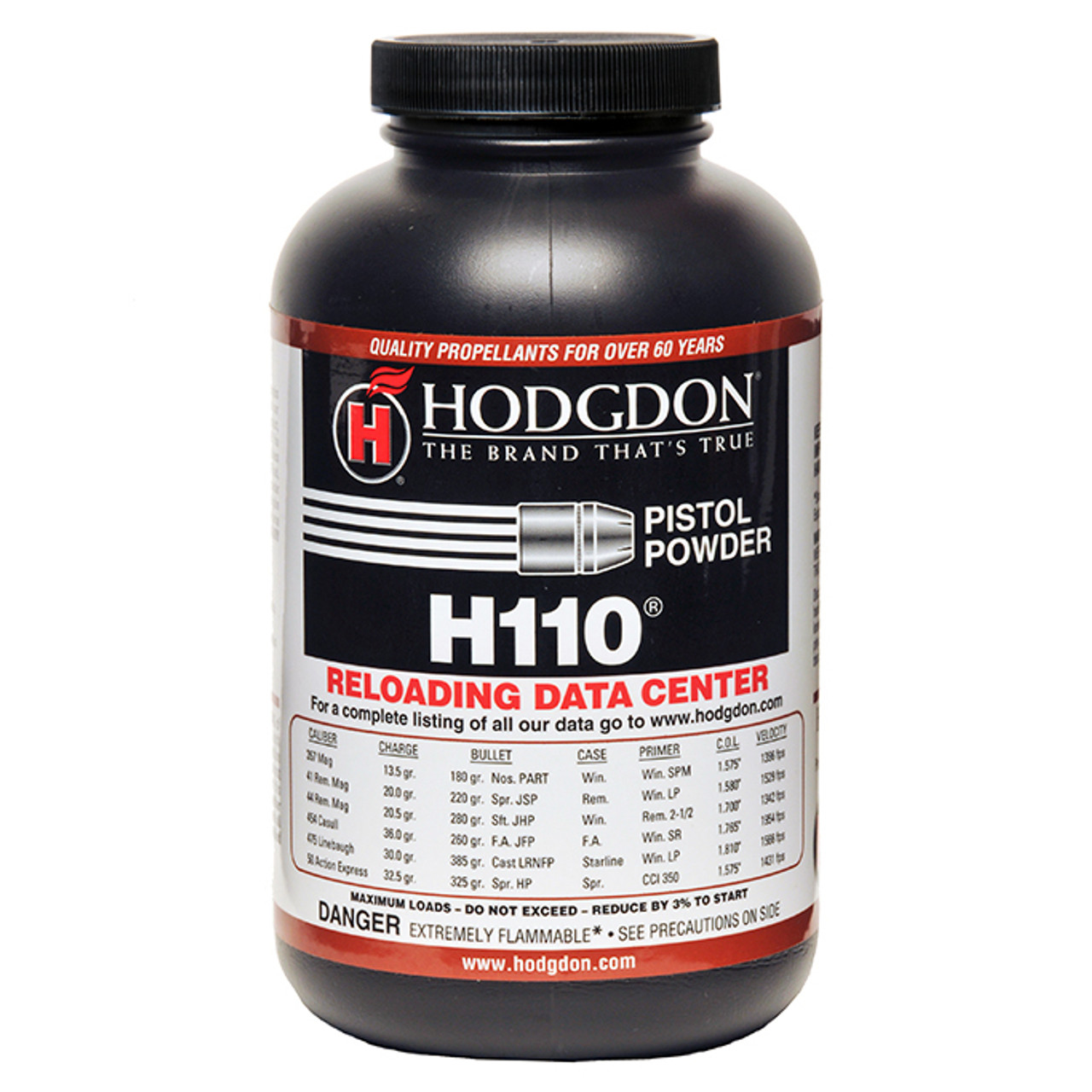 Hodgdon H110 Smokeless Powder (1 lb)