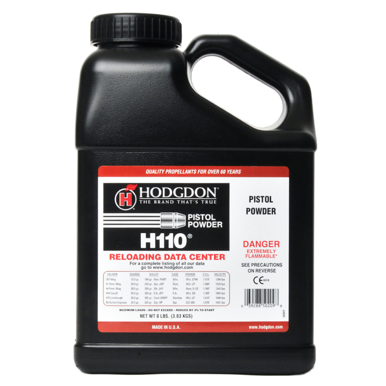 Hodgdon H110 Smokeless Powder (8 lb)