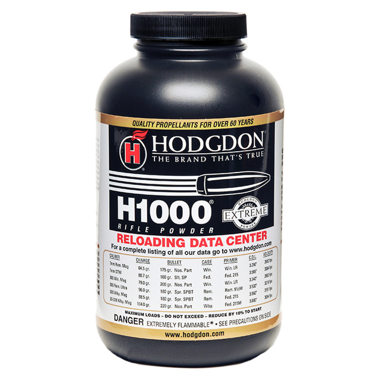 Hodgdon H1000 Extreme Rifle Powder (1 lb)