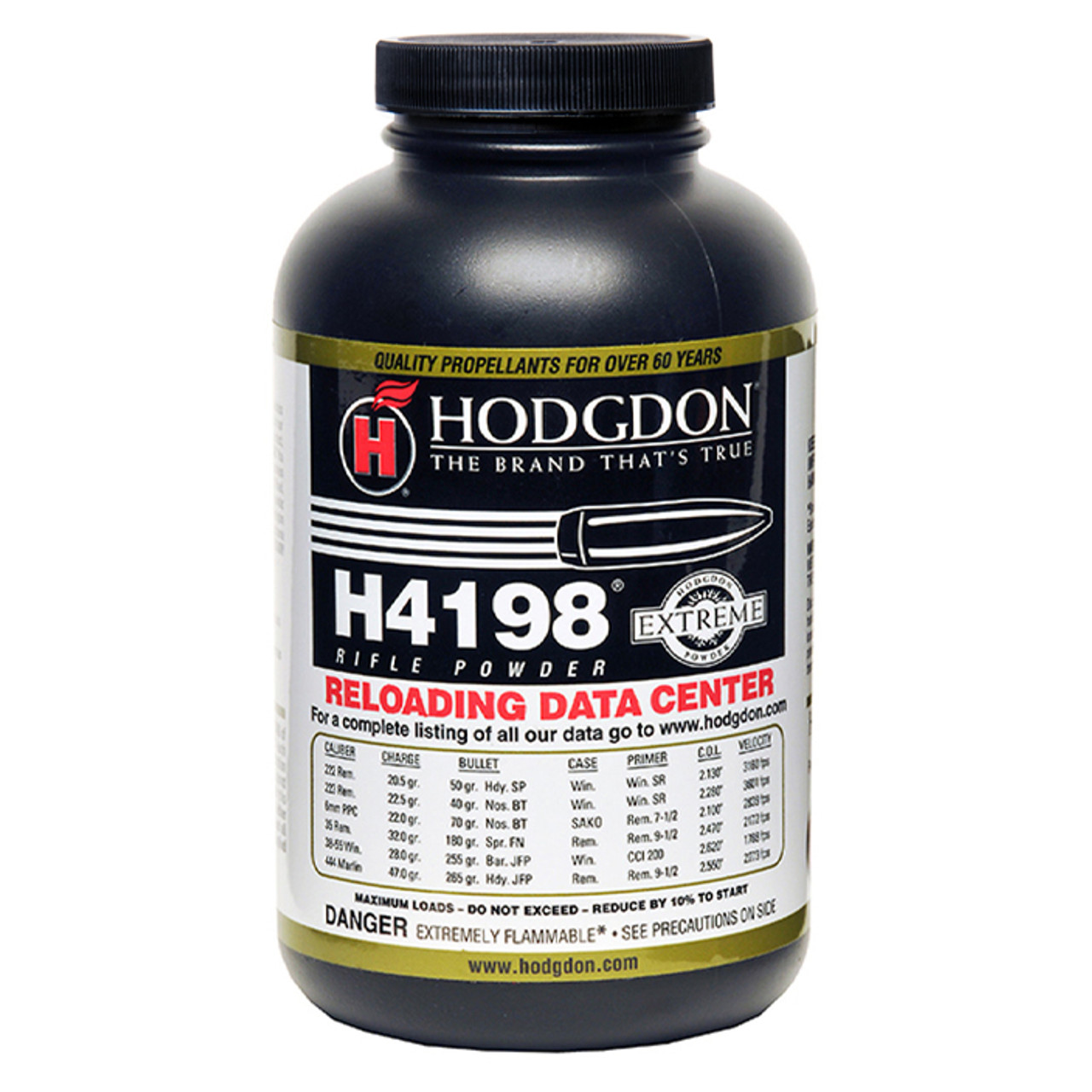 Hodgdon H4198 Extreme Rifle Powder (1 lb)