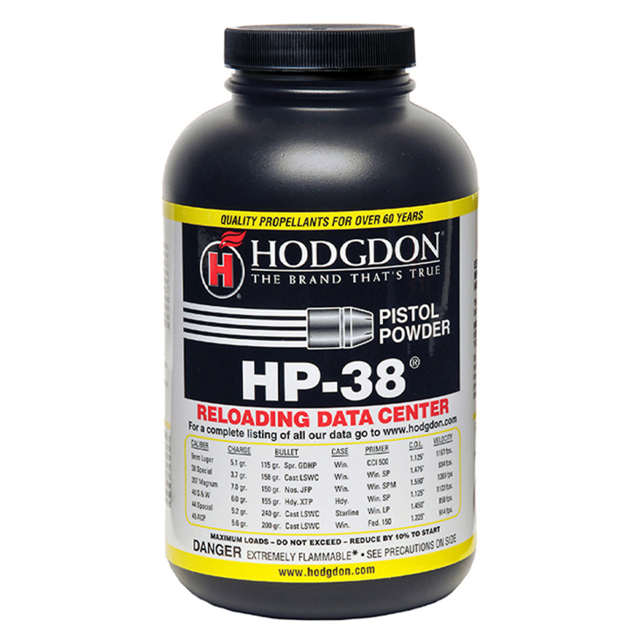Hodgdon HP38 Spherical Powder (1 lb)