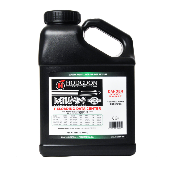 Hodgdon RETUMBO Extreme Rifle Powder (8 lb)