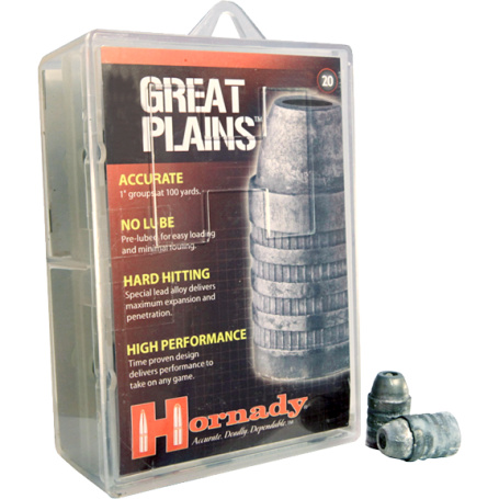 Hornady 50cal 385gr Great Plains Bullets (20/box)