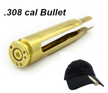 308 Bullet Hat Clip