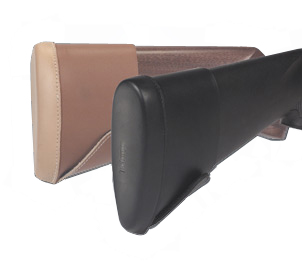 Pachmayr Classic Leather Slip-On Recoil Pad (Brown Leather)