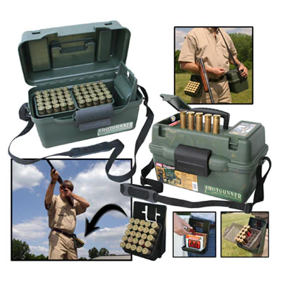 MTM Shotgun Hunter Case & EZ-Grab Shotshell Holster 100 Rd  12 Gauge