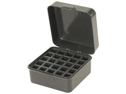 MTM 12ga/20ga Green 25rd Fliptop Case