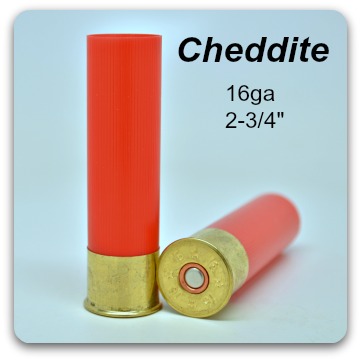 Cheddite 16ga 2-3/4 16mm brass, primed and skived (bag/100)