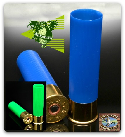 Cheddite  16ga 2-3/4 16mm brass, primed and skived (cs/2500)