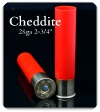 Cheddite 28ga 2-3/4 16mm brass, primed and skived (bag/100)
