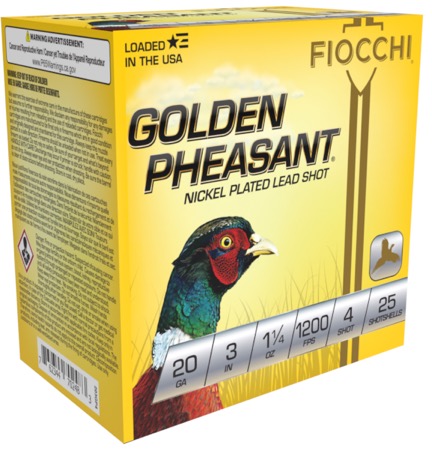 Fiocchi 20ga Golden Pheasant 3