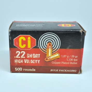 Cascade .22 Short HV CP Bullet (50rds/bx)