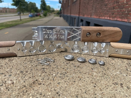 Marty's Arms Disc Sinkers Combo Mold: 1/4oz, 1/2oz, 3/4oz, 1oz