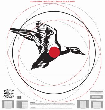 Ballistic Products Duck Pattern Target
