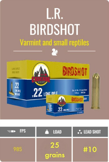 Cascade .22 LR Birdshot (50/box)