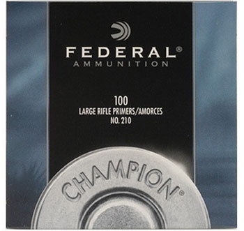 Federal Large Rifle Primers #210 (1,000/box)