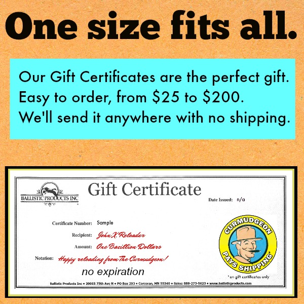 Ballistic Products Gift Certificate