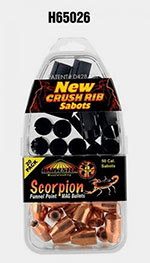 Scorpion - 50 Cal. Sabot 260gr. .451 Funnel Point Mag Bullet