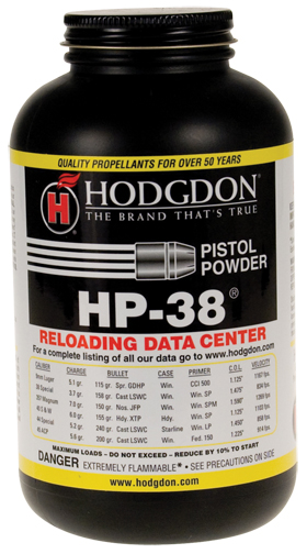 Hodgdon HP38 Spherical Powder (1 lb)