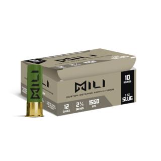 MILI Rifled Lead Slug 12ga 2-3/4