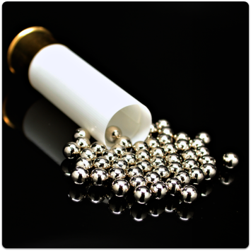 Nickel-Plated Lead Buckshot #1 7.4mm (11 lb)