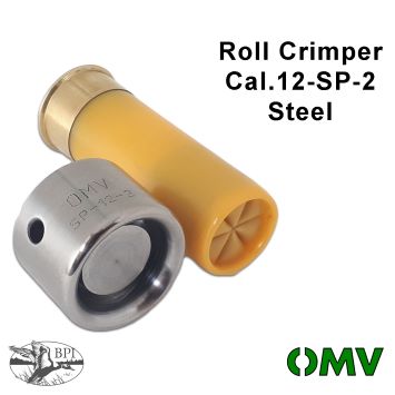 OMV SP2 Plastic Hull Fold Crimp Finisher, Med Edge (Steel) 12ga