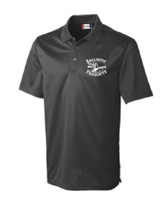BP Logo Polo short-sleeve dark gray