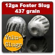 12ga Foster Rifled Lead Slug 437gr (100/box)