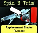 Replacement Blades for Spin-N-Trim (3/pack)