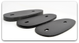 Black Buttstock Spacer; Flat 1/4