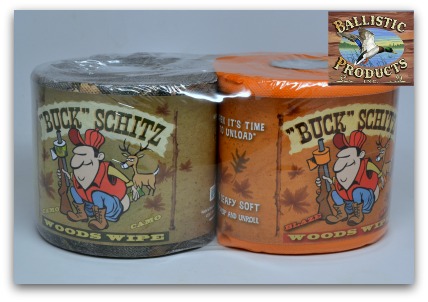 Woods Wipe Camo/Orange Toilet Paper (2/pak)