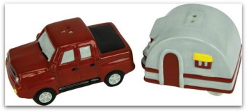 Truck & Camper Salt and Pepper Shaker Set