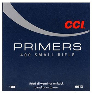 CCI Small Rifle Primers #400 (1,000/box)